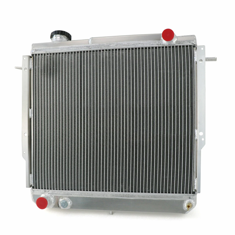 4-Row ALUMINUM RADIATOR FIT 1986-1992 JEEP CHEROKEE COMANCHE WAGONEER 2.5L 2.8L Foto 1 de 4