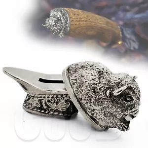 RvD CooB Set Metall Silber Messerschutz Knauf Bolster BISON Messerherstellung Griff - Bild 1 von 5