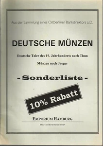Emporium Hamburg Sonderliste DIN A 4 - 16 Seiten - Aus der Sammlung Ostberlin - Bild 1 von 1