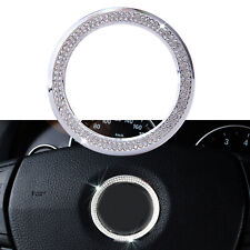 2.28"Bling Steering wheel Logo Diamond Ring Cover Sticker For BMW x1 x3 x4 x5 x6