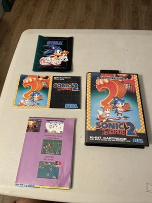 Sonic The Hedgehog 2 (Sega Mega Drive) CIB Complete PAL Game w/ Manual Poster - Image 1 of 4