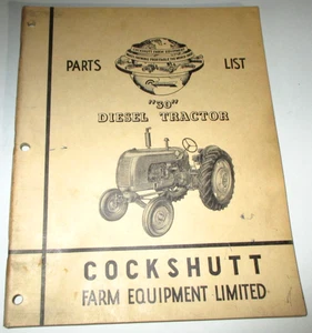 Cockshutt 30 Diesel Tractor Parts Catalog Manual Book ORIGINAL! 5-55 - Picture 1 of 3