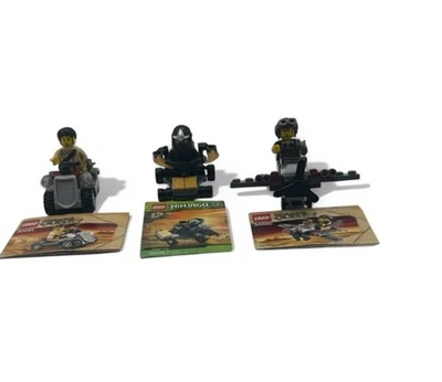 Lego Ninjago 30091 Pharaohs Quest 30090 Desert Rover Glider 30087 Cole ZX 3 Sets - Image 1 of 4