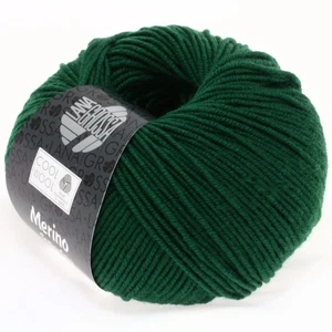 Wolle Kreativ! Lana Grossa - Cool Wool - Fb.  501 flaschengrün 50 g - Bild 1 von 1