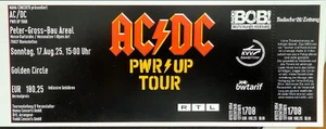 AC/DC Ticket – Golden Circle – Karlsruhe (Originalticket!) - Bild 1 von 1