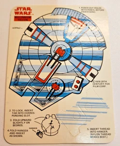 Star Wars General 1978. Mühlen Müsli Adpac Punch Out Millennium Falcon - Bild 1 von 2