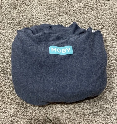 Moby Wrap Clásico Portabebés Eslinga Infantil - Azul Marino Algodón Elástico - Talla Única Foto 1 de 2