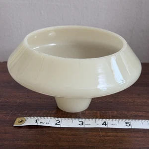 Lámpara de techo colgante de vidrio de uranio natillas de 6 pulgadas de colección pantalla de globo Art Deco - Imagen 1 de 7