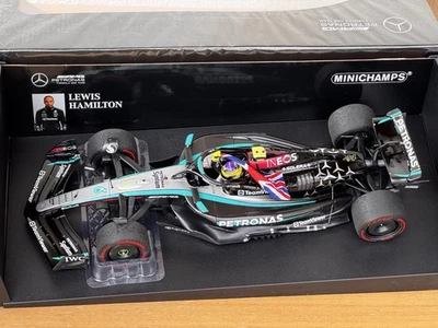 1:18 Hamilton Winner British GP 2024 Mercedes F1 W15 Minichamps 110241244 - Bild 1 von 4