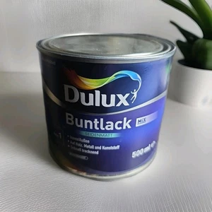 Buntlack weiß Dulux MiX SEIDENMATT 500ml NEU Basis 1 für ca.6,5 m² Wasserbasiert - Bild 1 von 4