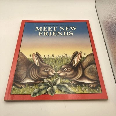 Meet New Friends Scribner Reading Series Vintage 1987 Workbook - Image 1 of 4
