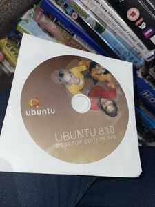 Ubuntu 8.10 dvd Linux Operating System - OS dell  - Picture 1 of 3