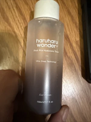 Haruharu Wonder Toner de Arroz Preto 150ml – Hidratante para Pele Sensível Novo - Imagem 1 de 3