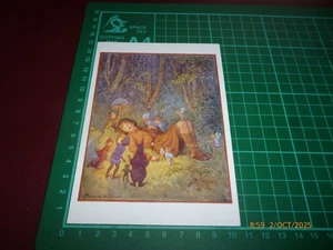 MARGARET W. TARRANT MIDSUMMER NIGHT GIRL GUIDES MEDICI GREETING CARD UNWRITTEN - Picture 1 of 4