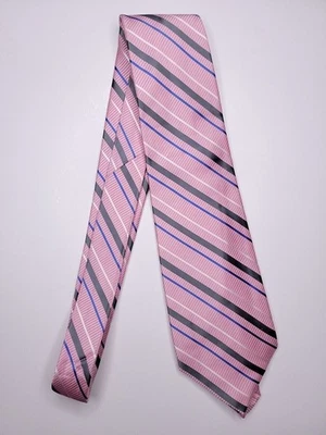Geoffrey Beene Mens Formal Necktie 58"Lx3.75"W Pink Neck Tie  - Imagem 1 de 4