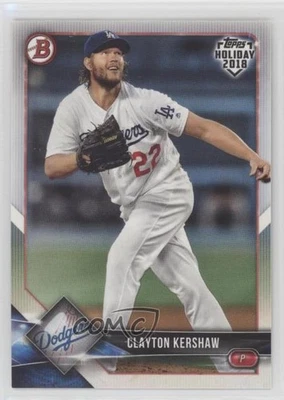 2018 Topps Holiday Bowman Clayton Kershaw #TH-CK - Image 1 of 2