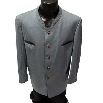 Vtg LodenFrey Munchen German Jacket Coin ANTLER BONE Btn Bavarian Wool Blazer 40 - Image 1 of 4