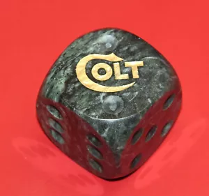 Colt Firearms Marble Die Paperweight 2" - Picture 1 of 2