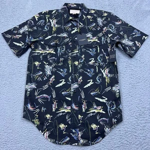 Filson Twin Lakes Short Sleeve Sport Shirt 20248745 Offshore Catch Fish Print XS - Picture 1 of 12