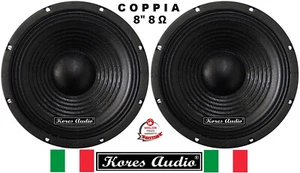 KS-88 Coppia Woofer Universali 8" Pollici 20/21 Cm 8 Ohm per Casse Acustiche - Foto 1 di 11
