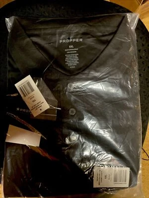 New Propper Men’s 5XL  Black Uniform Polo Short Sleeve Shirt - Image 1 of 4