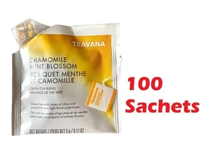Teavana Chamomile Mint Blossom Tea Sachets Herbal 100 Sachets Starbucks Fresh! - Picture 1 of 1