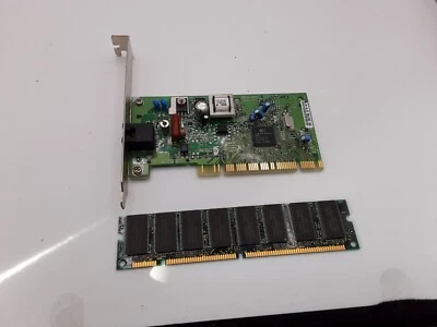 GVC F-1156I PCI 56k Dial-Up MODEM CARD GVC F-1156+/R12 & LG Semicon. - Image 1 of 4