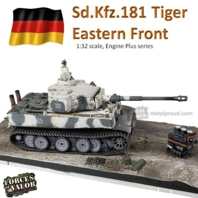 Forces Of Valor 1/32 912042B German Sd.Kfz.181 PzKpfw VI Tiger, Eastern Front - Image 1 of 4