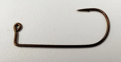 Mustad Hook 90 Degree Round Bend Aberdeen Jig 100pk 32746NP-BRONZE - Pick - Image 1 of 2