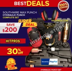 SOUTHWIRE MAX PUNCH 360 HIDRÁULICO USADO, TERMO GRATUITO, EXTRAS, ENVÍO RÁPIDO - Imagen 1 de 12