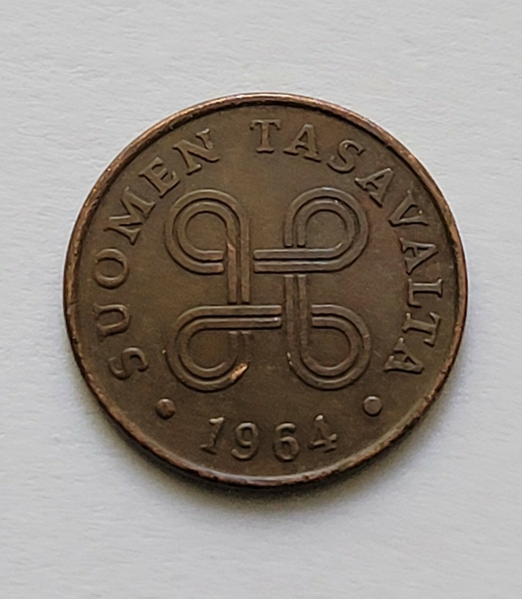 フィンランド　1マルッカ　1964 【NGC MS66】　世界コイン フィンランド 1マルッカ 1964 【NGC MS66】 世界コインの通販 by