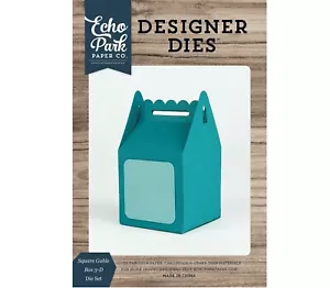 Echo Park Paper DESIGNER DIES Square Gable Box 3-D Die Set (EPP-1126) - Picture 1 of 1