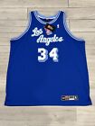 Vintage Nike Bnwt Los Angeles Lakers Blue Shaquille Oneal Jersey Size 60/4X