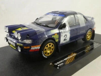 Sunstar Subaru Impreza 555 #2 McRae winner New Zealand 1994 NIGHT 1/18 5521 - Immagine 1 di 3