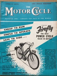 The Motor Cycle Magazine - 1 September 1955 - Ariel Range, Manx GP, Moto-Cross D - Picture 1 of 2