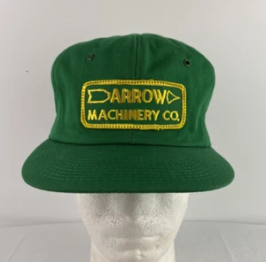 K Products Arrow Machinery John Deere Dealer Patch Snapback Trucker Hat Green - Picture 1 of 7