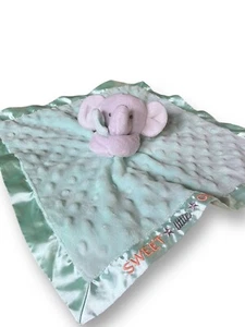 Carter’s Child of Mine Lovey Elephant Sweet Little One Blanket Plush Satin Edge - Picture 1 of 10