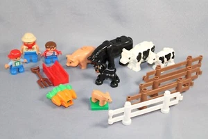Lego Duplo lotto animali - mucca, cavallo, maiale, cane ricambi/accessori - Foto 1 di 4