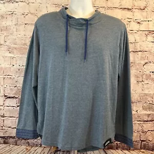 Jason Wu For Eva Air Herren meliert blau Pullover Langarm Lounge Shirt Large - Bild 1 von 7