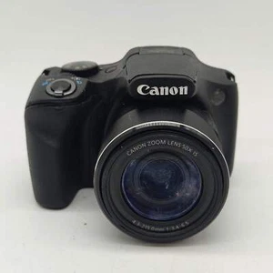 Broken Canon PowerShot SX540 HS 20.3MP Digital Point-And-Shoot Camera Bad LCD - Picture 1 of 7