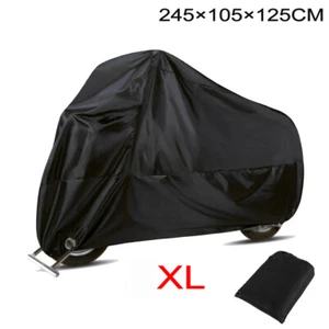 Black XL Motorcycle Bike Cover Waterproof For Harley Davidson Sportster 1200 883 - Picture 1 of 12