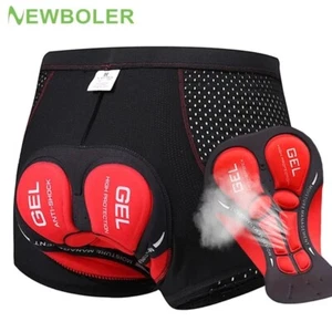 Pantaloncini Ciclismo Bici MTB NEWBOLER Intimo da Ciclismo 5D GEL PAD Taglia M - Foto 1 di 14