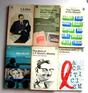 Job lot: Pelican Arts & Literature TS Eliot Theatre of the Absurd, Film, Poetry - Picture 1 of 4