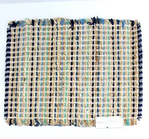 Mantel individual reversible tejido de algodón de yute Threshold One nuevo con etiquetas - Imagen 1 de 5