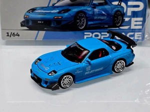 POP RACE PR64-169 MAZDA RX7 WIDEBODY Tokyo Auto Salon Kuala Lumpur 2024 1:64 - Foto 1 di 14