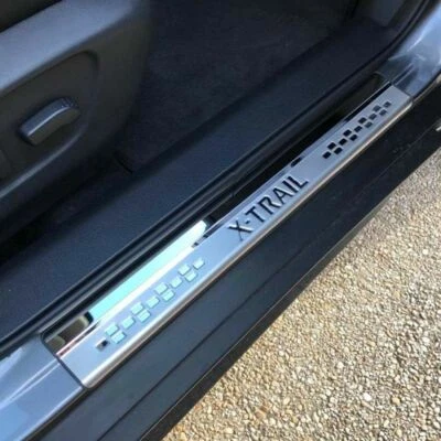 Protector de umbral de puerta para Nissan X-Trail 2022 accesorios placa de desgaste de acero moldura Foto 1 de 4