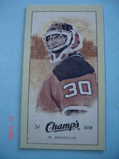 2009-10 Upper Deck (Champs) "Mini" Card # 257 Martin Brodeur! 