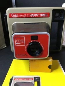 Kodak Coke Coca Cola “Happy Times” 1978 Instant Film Camera Original Box Manual - Picture 1 of 14