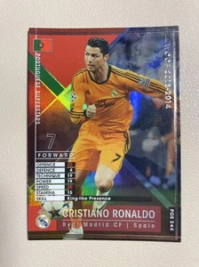 2013-14 Panini WCCF Cristiano Ronaldo Refractor Card POS Real Madrid - Picture 1 of 2