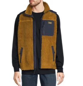 LL Bean Herren Sherpa Weste - Outdoor Warm Soft Storm Gold XXL Regular - Bild 1 von 1
